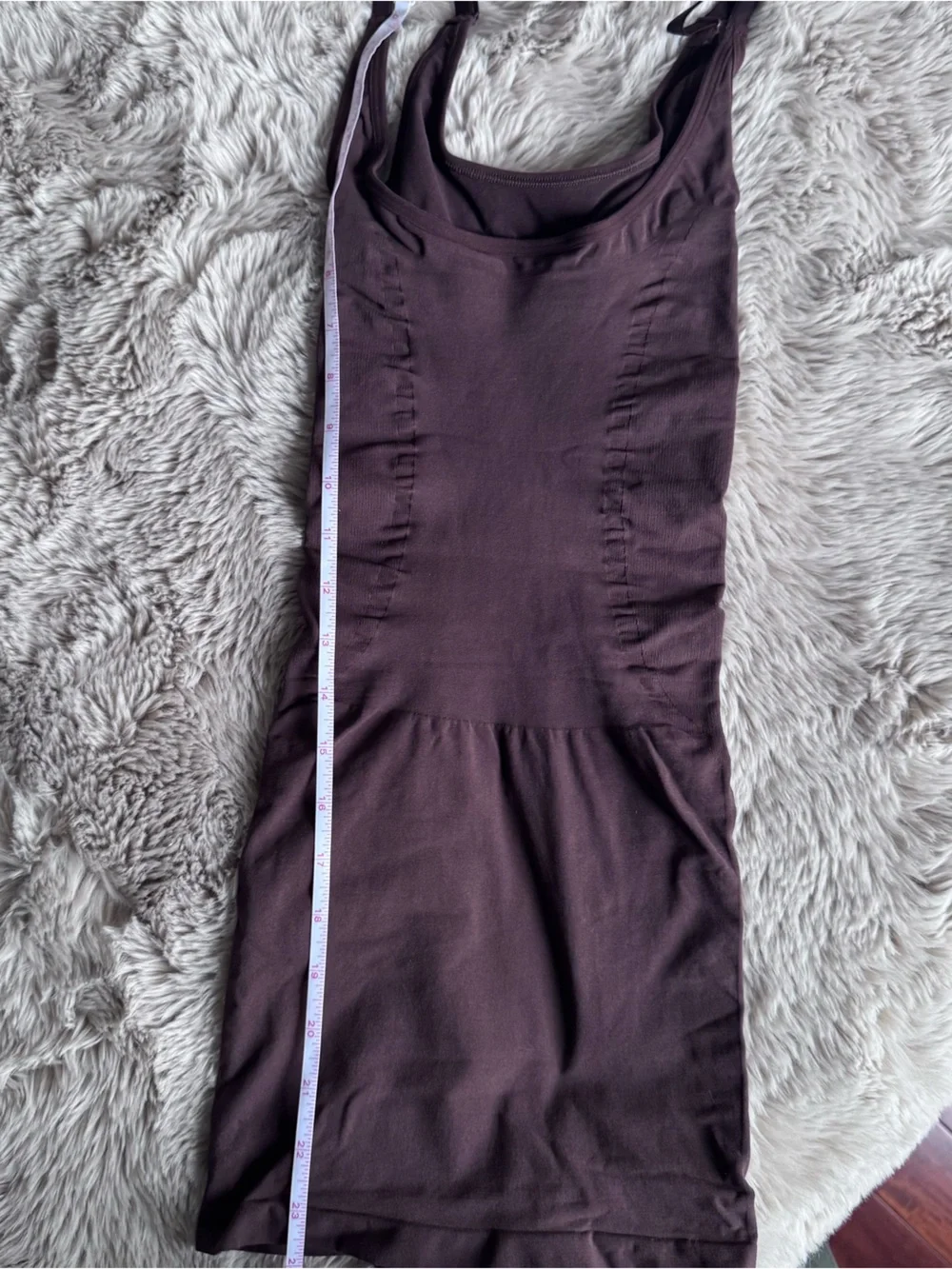 SKIMS Brown Sculpting Shapewear Dress - Picture 4 of 4